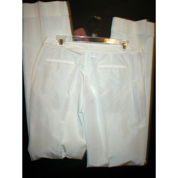 NWT Womens Missoni Slacks 8 Pants 44 Cream Tall 35" Designer Italy New Beige - Picture 5 of 6